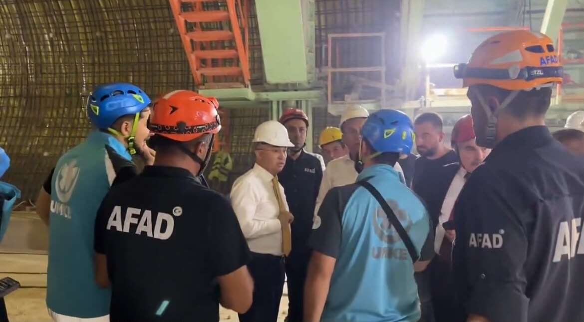Tünel inşaatında kaza! 1 işçi öldü, 5 de yaralı var 13